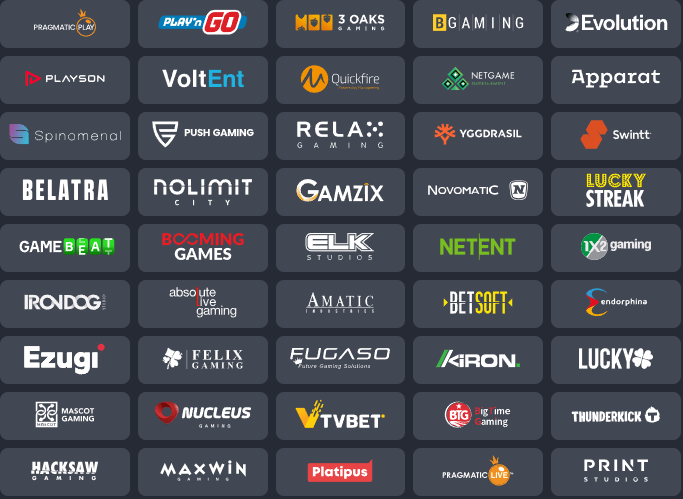 Providers at RocketPlay Casino in Australia 