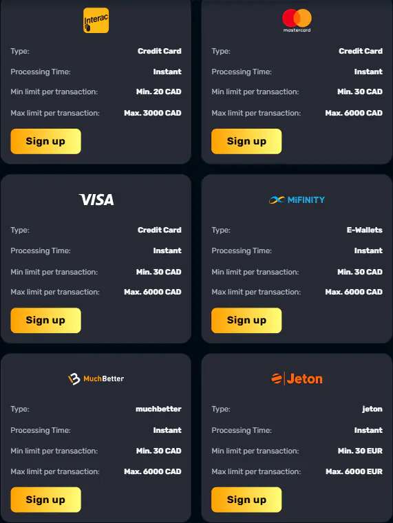 Payment Methods at RocketPlay Casino in Australia 